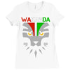 redesignsideas for the flag of wakanda Ladies Fitted T-Shirt