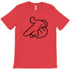 mickey pistol hands gun hip hop mens r&amp;b gangsta banksy grey t shirt s T-Shirt