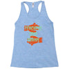 teachers love brains Racerback Tank
