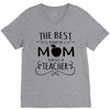 the best kind of mom raises a teacher V-Neck Tee