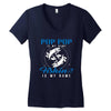 Pop Pop is my Name Fishing Is My Game Women's V-Neck T-Shirt