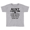 I Love You Aunt Toddler T-shirt