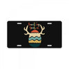 Hunting Season Retro Color 80s Style License Plate