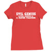 evil genius cleverly disguised Ladies Fitted T-Shirt