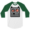 robot funny 3/4 Sleeve Shirt