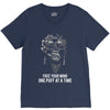 Free Your Mind One Puff At A Time V-Neck Tee