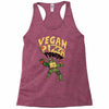 vegan pizza power Racerback Tank