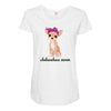 chihuahua mom Maternity Scoop Neck T-shirt