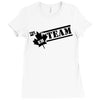 the eh team funny t shirt a retro canada humor s 3xl Ladies Fitted T-Shirt