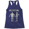 onward robots! &ndash; by chris ware Racerback Tank