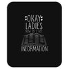okay ladies now let's get information Mousepad