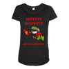 hippity hoppity revolutionize Maternity Scoop Neck T-shirt