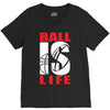 ball is life funny sports V-Neck Tee