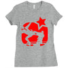 eric cantona, kungfu, manu Ladies Fitted T-Shirt