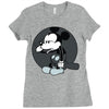 mickey mouse suicide Ladies Fitted T-Shirt