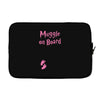 Muggle On Board Pink Laptop sleeve