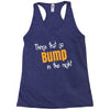 bump in the night Racerback Tank