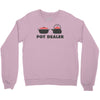 pot dealer cooking pot tea pot Crewneck Sweatshirt