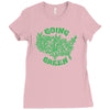 going green Ladies Fitted T-Shirt