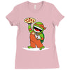 michelangelo's pizza Ladies Fitted T-Shirt