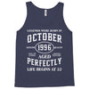 legends were born in october genuıne 1996 qualıty one kind of aged l Tank Top