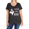 im here for the boos Ladies Curvy T-Shirt