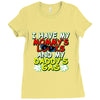 mommy's looks daddy's gas Ladies Fitted T-Shirt