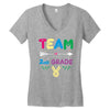 team 2nd grade Women's V-Neck T-Shirt