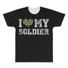 i love my soldier regular camouflage All Over Men's T-shirt