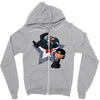 too slow cap Zipper Hoodie