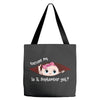 September Peeking Out Baby Girl Tote Bags