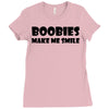 boobies make me smile (2) Ladies Fitted T-Shirt