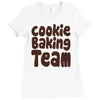 cookie baking team Ladies Fitted T-Shirt
