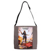 mad max movie poster Adjustable Strap Totes
