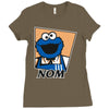 nom Ladies Fitted T-Shirt