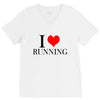 i love running V-Neck Tee