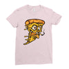 pizza smoking Ladies Fitted T-Shirt