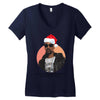 i was the nizzle before chrismizzle and all through the hizzle Women's V-Neck T-Shirt