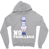 no probllama Zipper Hoodie