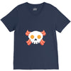 Bacon Egg Skull V-Neck Tee