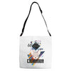 who loves chihuahua Adjustable Strap Totes