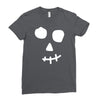 face skull Ladies Fitted T-Shirt
