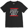 new  god first bro  t shirt religious humor lord tee V-Neck Tee