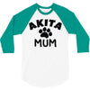akita mum 3/4 Sleeve Shirt