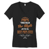 pops the man the myth best pops ever Women's V-Neck T-Shirt