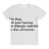 the oc allergic reaction All Over Women's T-shirt