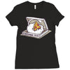 schr&ouml;dinger pizza Ladies Fitted T-Shirt