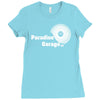 paradise garage disco house Ladies Fitted T-Shirt