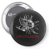 cycling rider gift bike tee life Pin-back button