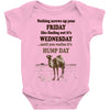 realize it's hump day Baby Onesie